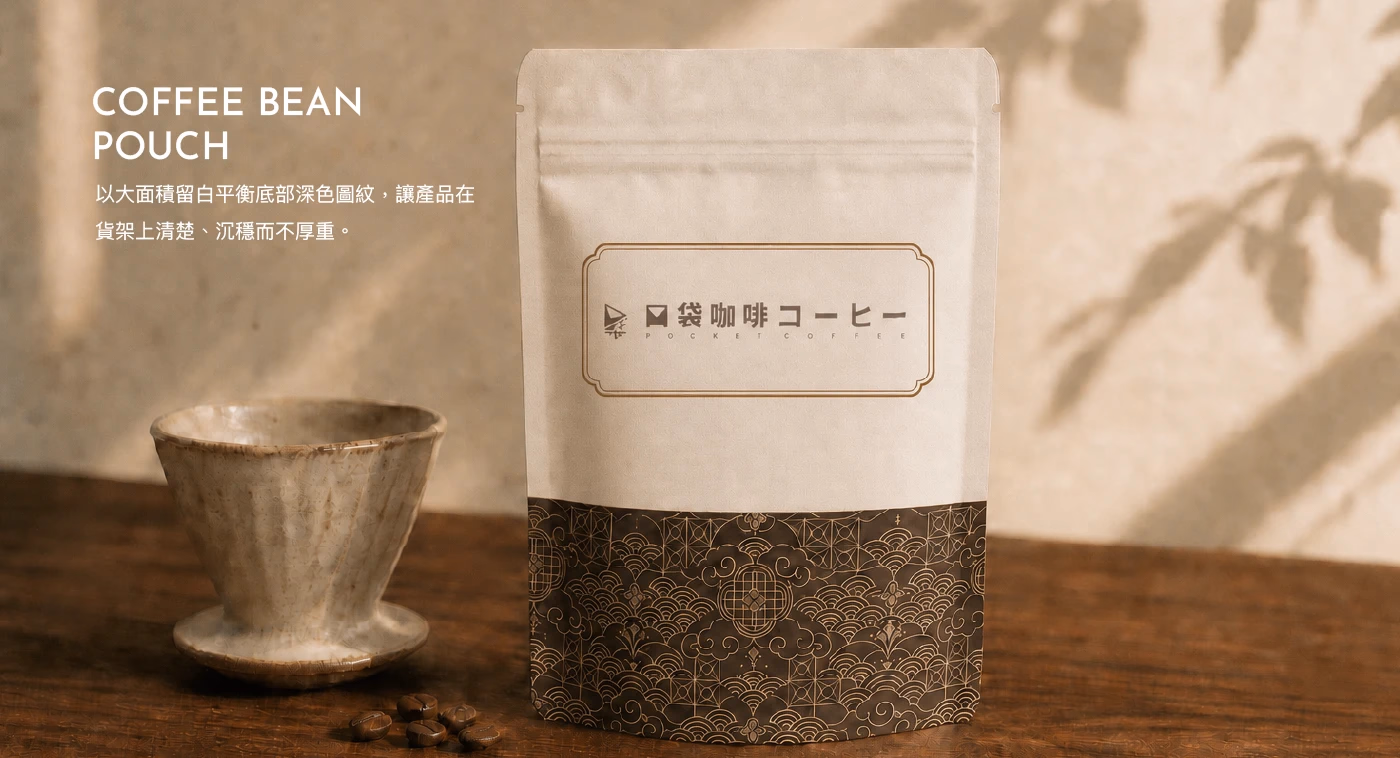 口袋咖啡廳｜餐飲品牌識別與包裝設計 - 7