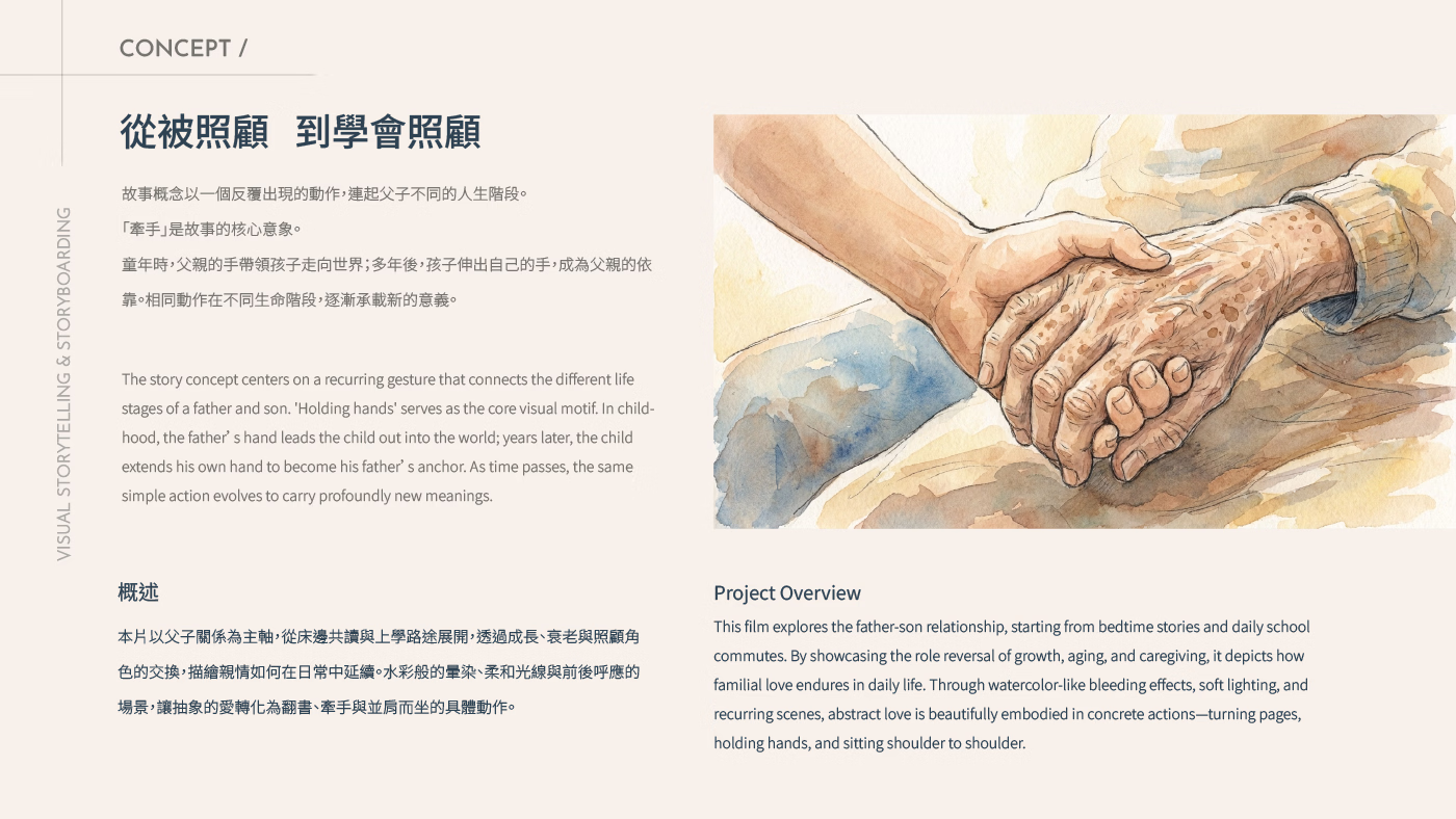 大手牽小手｜父子時光敘事動畫 - 2