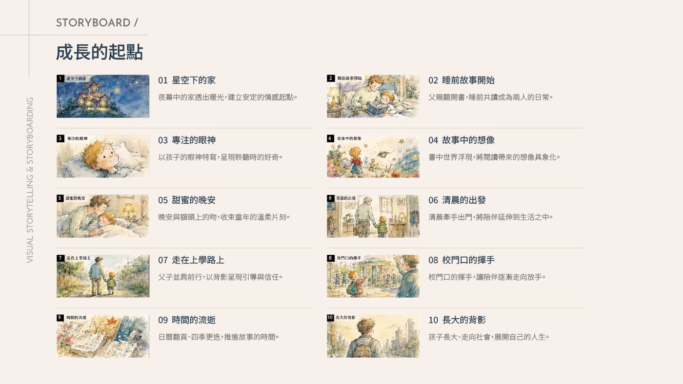 大手牽小手｜父子時光敘事動畫 - 8
